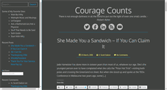 Desktop Screenshot of courage-counts.com
